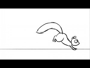 My Animation Exercises | DAY 6: Follow Through (Jumping Squirrel)