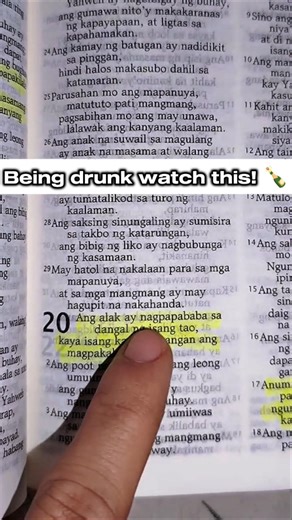 Verse 50. What God say's about alcohol. | Proverbs 20:1 #bibleverse #tagalog #bibletagalog