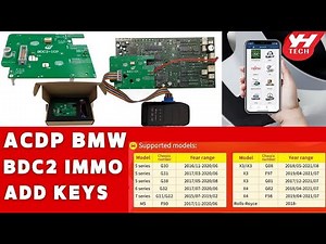 Yanhua Mini ACDP - How to Program a BMW BDC2 Key - No tokens/subs! | KeyShop-Online