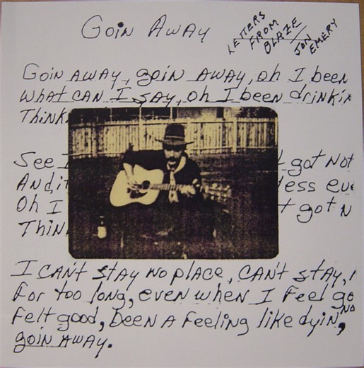 Jon Emery - Letters From Blaze