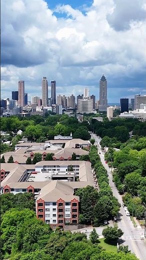 Atlanta Aerial Views 🇺🇸 | 4K Downtown & Skyline