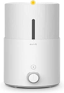 DEERMA 5L Top Fill Ultrasonic Cool Mist Air Humidifiers, 2 In 1 Humidifiers and Essential Oil Diffuser for Home Baby Large Room Bedroom Office, Night Light, Auto Shut Off, Adjustable Mist Volume