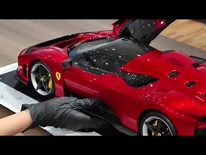 Unboxing 1:12 Ferrari F80 New Horse King Scale Model Car #modelcars #ferrarif80 #scalemodel