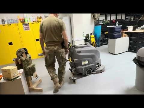 Karcher BD 50/50C floor scrubber instructions