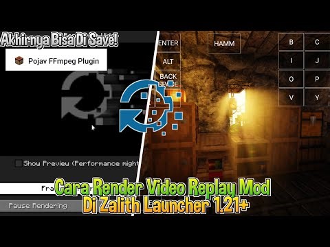 FINALLY! HOW TO RENDER VIDEO REPLAY MODS IN THE LATEST ZALITH/MOJO/POJAV LAUNCHER 1.21+ | REALLY GG