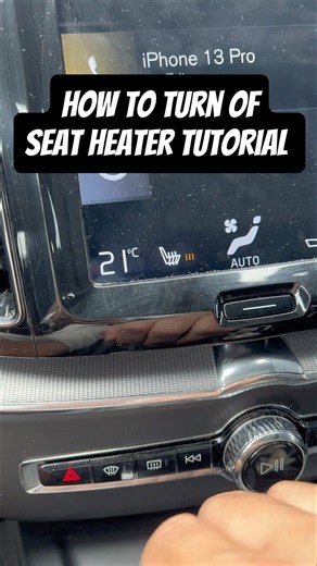 How To Turn Off Seat Heater Tutorial 😂