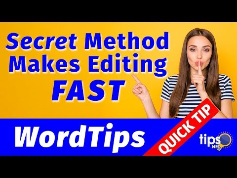 Edit Quick - Delete Words!