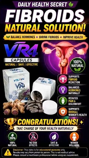 Fibroids కి శాశ్వత పరిష్కారం! 🌿 How to Shrink Fibroids Naturally? 💊 VR4 Capsules రివ్యూ