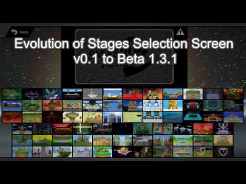 Evolution of Stages Select Screen | Super Smash Flash 2