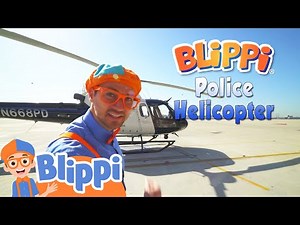 Blippi Explores a Police Helicopter | Learning Videos For Kids | Education Show For Toddlers