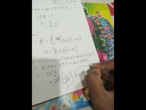 maths 2a random variables laq 7marks