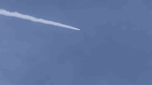 USS Rhode Island (SSBN 740) launches Trident II D5LE missile