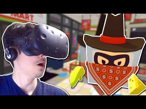 Store Clerk ROBBED for GOLDEN Cheese! - Job Simulator VR Gameplay