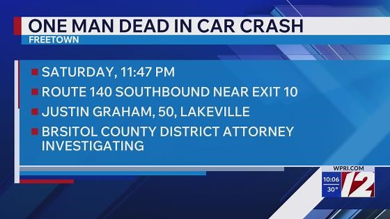 Man killed in late night crash in Freetown