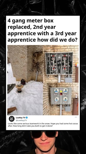 Snowy Meter Box Makeover