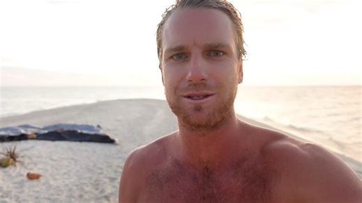 They survived from the ocean for 100 days... then 10 sharks came up with their mouths open