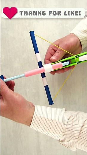 Origami crossbow / how to make a paper crossbow