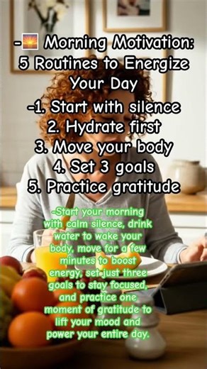 Morning routine that transforms mornings into productive days