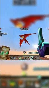 Minecraft Red dragon 🤫 | Minecraft #minecraft