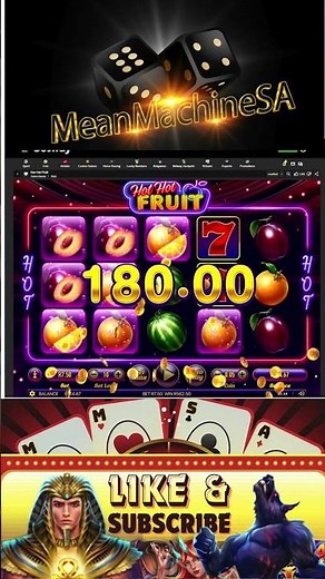 🔥🔥🔥Hot Hot Fruit Betway! #slots #meanmachinesa #casino #gambling #gamblingmachine #southafrica