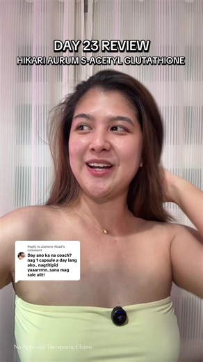 Replying to @Jaelene Abad Finished my first bottle and hellooo brightness! Lakas ni Hikari Aurum 🥰 #HikariAurum #HikariGlutathione