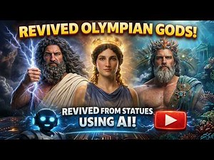 🔱 Olympian Gods Brought to Life with AI (Zeus, Athena & More) | Part 1