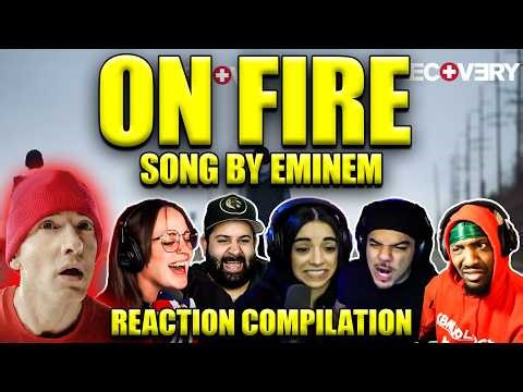 Eminem On Fire Reaction Compilation | Fans React to Confident Eminem