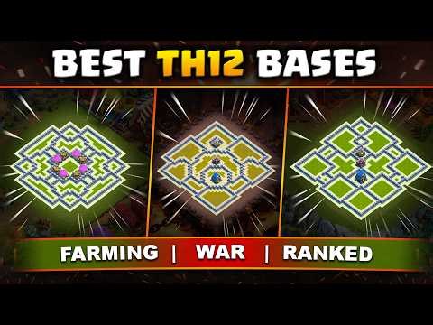 Town Hall 12 Bases for Ranked, War and Farming – All-in-One Pack!