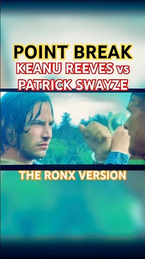 Keanu Reeves vs Patrick Swayze-Point break #theronxofficial #movieclips #keanureeves