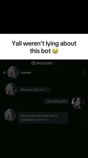 For anyone wondering it’s called Spicychat.ai. #virtualhumans #chatbot #ai #aichat #spicychat