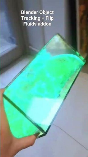 Blender Object Tracking + Flip Fluids test