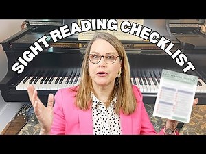 The Ultimate Piano Sight Reading Checklist (Use This Every Time)