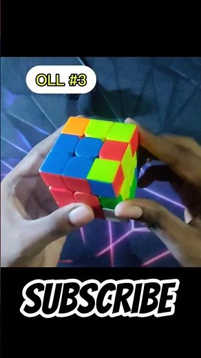 OLL #3 | How to solve Rubik's cube |#rubikscube #fitcuber #cube