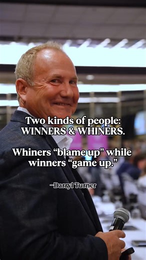 Winners look in the mirror, take ownership, lean into growth, and do the work most people avoid. That’s why they rise. That’s why they win. That’s why they lead. If you’re ready to stop blaming and start becoming the version of yourself that actually gets results, it’s time to level up. Ready to become a winner? Join the Darryl Turner Coaching System and start your climb. Comment "WIN" and we will send you more details about the program! | Darryl Turner Corporation | Facebook