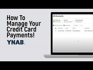 How To Manage Your Credit Card Payments With Ease Using YNAB [easy]