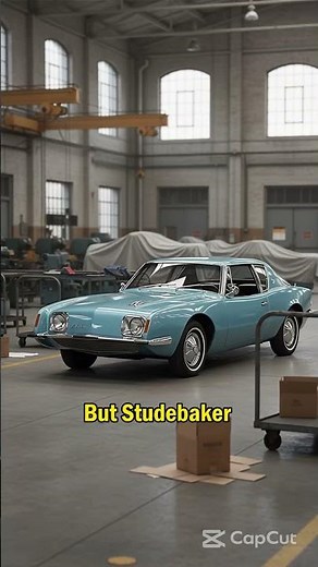 This 1964 Car Shocked Detroit ! 😱 #StudebakerAvanti #americanclassic #usa