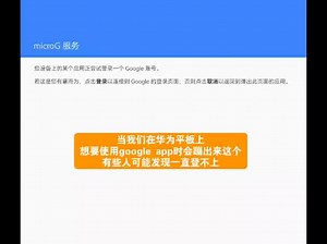 缺失Microg的解决方法