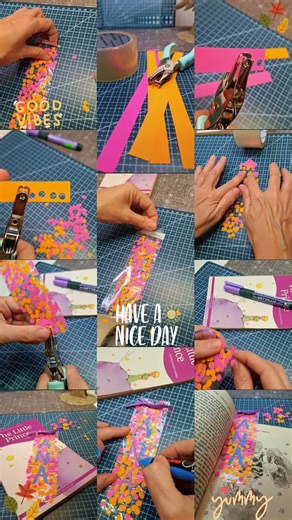 DIY Confetti Bookmark with Easy, Step-by-step Craft Tutorial 🌈📖
