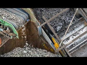 Scrap Metal Recycling Up Close – Hammer Mill Shredder in Action