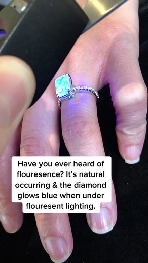 Blue Diamond Fluorescence: Natural Occurrence and Stunning Glow