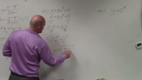 Learn how to find the inverse of a quadratic equation