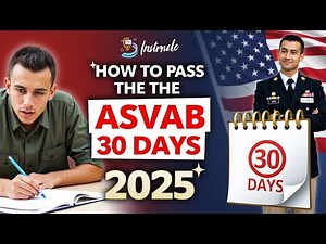 How to Pass the ASVAB in 30 Days | Step-by-Step Study Plan for Beginners (2025)