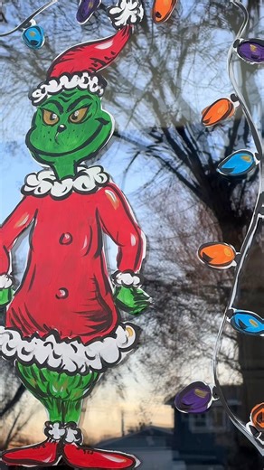 Mini window mural for Christmas! | Lyndsey’s Studio