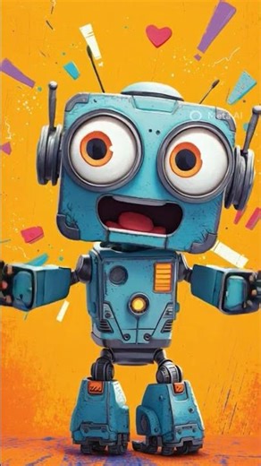 robo talk with friends #music #kids #children