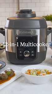 Prep for the big game with our 12-in-1 Multicooker, easily making crowd-favorites like chili & pulled pork to queso and buffalo chicken dip! 🏈 https://www.cuisinart.com/shopping/appliances/pressure_cookers/cpc-900/ | Cuisinart