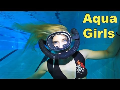 Double Hose Scuba Girl