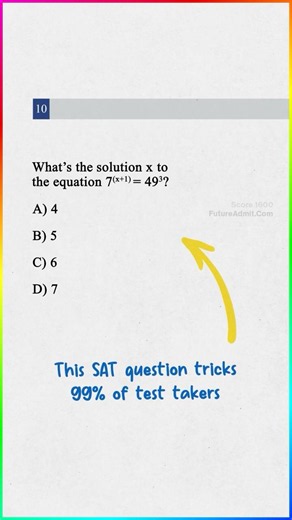 This SAT question TRICKS 99% of test takers..