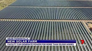27K views · 86 reactions | Construction of a large solar farm which can power more than 50-thousand homes has been completed near Townsville. The state government says the privately-funded project will help lower power prices. www.7NEWS.com.au #7NEWS | 7NEWS Brisbane | Facebook