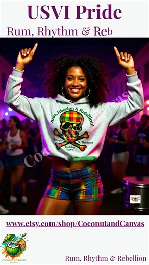 Island Blood. Madras Soul. This ain’t just a hoodie — it’s a statement. USVI flavor, madras heat, and rebellious pride stitched into every thread. 💀 Grab yours before it’s gone! https://www.etsy.com/shop/CoconutandCanvas | Crucian Bayside Creations