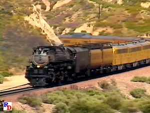Union Pacific Challenger #3985 and the accompaning E's are seen on Cajon Pass from Summit to Alray. From the Pentrex show "UP 3985 over Cajon" https://rfd.video/3985Cajon | Steam Giants